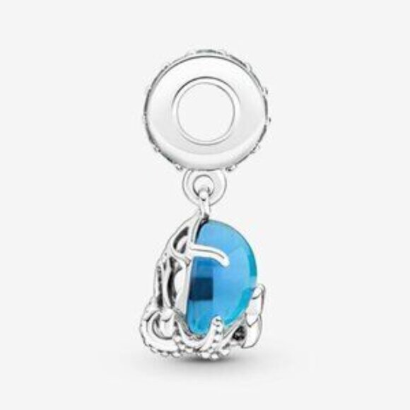 Pandora Murano Glass Cute Octopus Dangle Charm - Picture 3 of 5